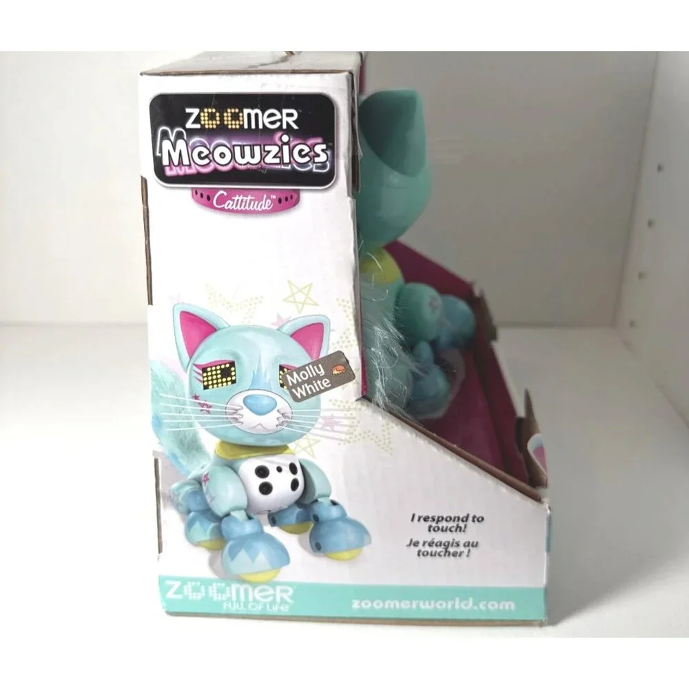 Spin Master Zoomer Meowzies Lux Interactive Kitten Games NIB‎ Secret Trick